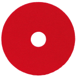 15" Red Floor Pads 5/box