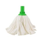 White / Green Non Woven Socket Mop  107g