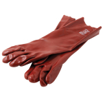 R245 Red PVC Gaunlet Gloves