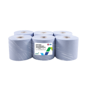 CF1812BE Smartora Blue Emb 2ply Centrefeed 400 Sheet