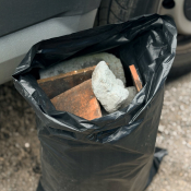 Black Rubble Sacks