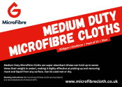 Heavy Weight Microfibre Cloths 40 x 40cm