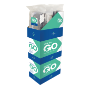 Smartora Go Coloured Towel Wipers Display Case 4pk