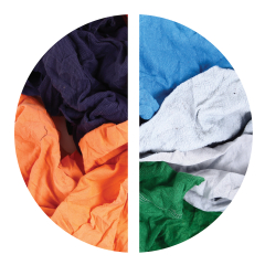 Coloured Sweatshirt & T Shirt Mix