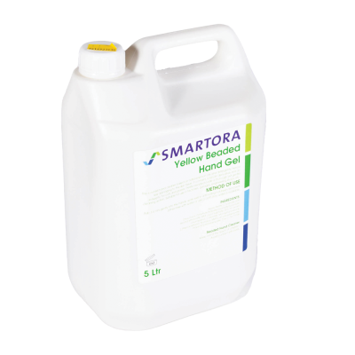 Smartora Lemon Beaded Hand Gel 5ltr Jerrican Without Pump