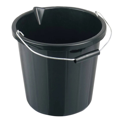 15ltr Black Builders Bucket