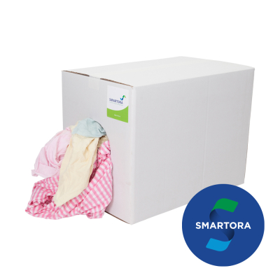 Mixed Light Coloured Cotton Wipers  - (5kg)