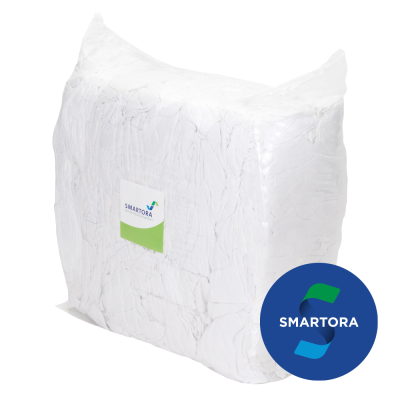 Mixed White Cotton Wipers  - (8kg)