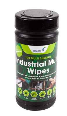 Smartora Industrial Multi Wipes 100Sheet 6/case 540/PLLT