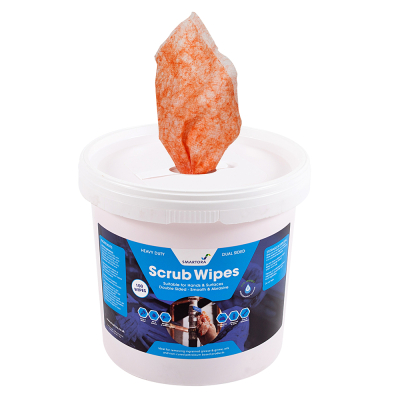 Smartora Industrial Scrub Wipes - 100 Sheet - Biodegradable Solution